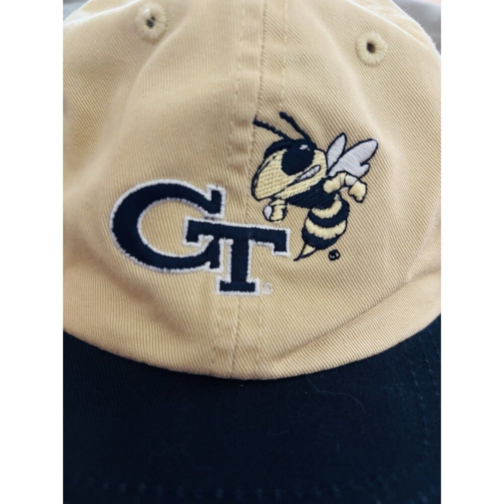 Georgia Tech Yellow Jackets NCAA Men's Khaki Tan Baseball Cap Hat One Size
